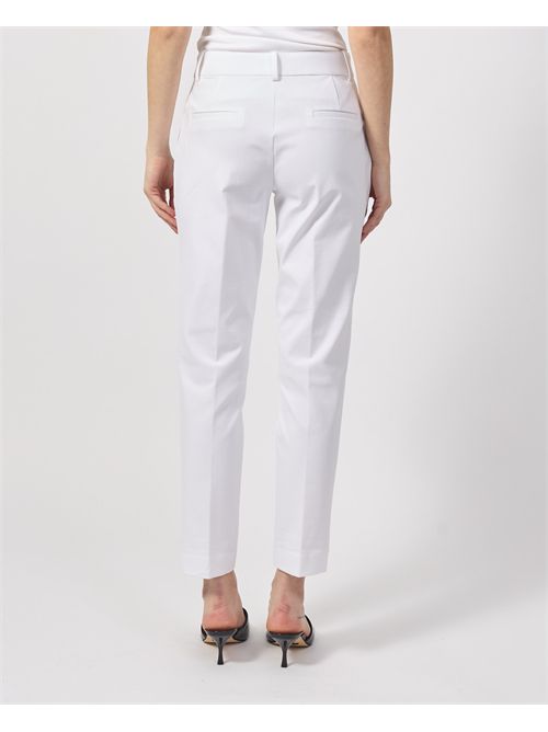 Women's trousers in pointe milano Yes Zee YES ZEE | P396-KW000101